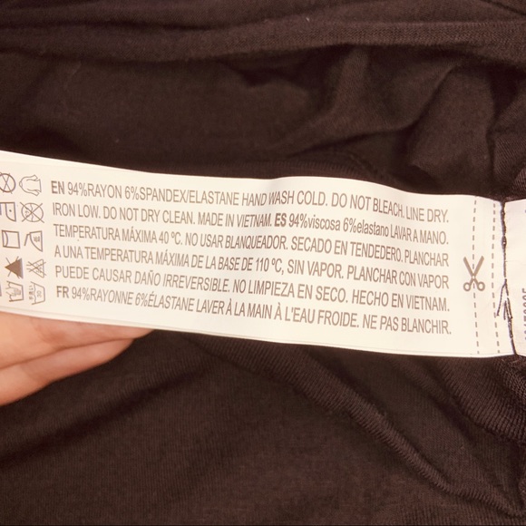 Forever 21 Black Bodycon Crisscross Front - Picture 4 of 4